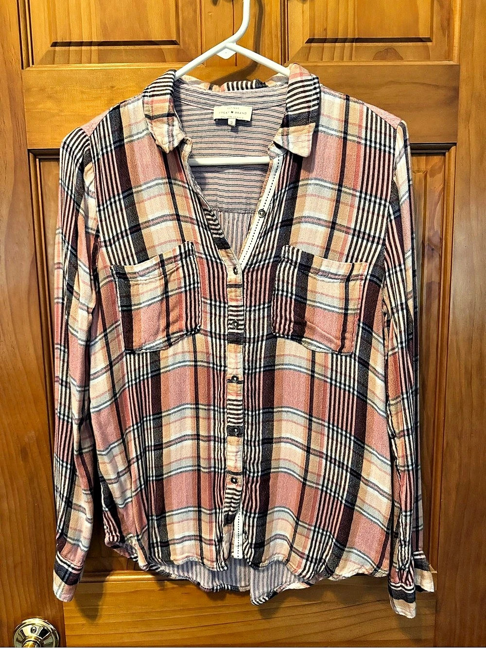 Lucky Brand in Pink & Black Size Small
